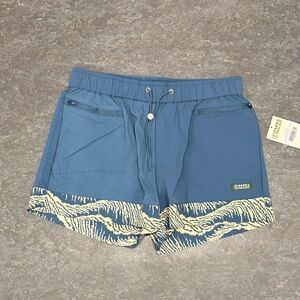 Last Chance! Parks Project Women’s Acadia Waves Trail Short Blue XL NWT